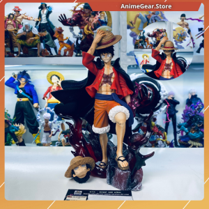 Mô hình Luffy Haki hoa anh đào áo choàng cao 26cm MH0004 - NTKFIGURE