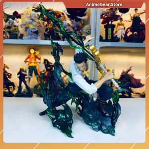 Mô hình shichibukai Mihawk kiếm haki xanh cao 35cm fullbox - MH0042