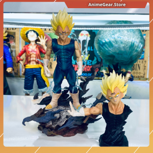 Mô hình Vegeta majin có LED chibi có phụ kiện thay cao 20cm Fullbox NTKFIGURE - MH1000